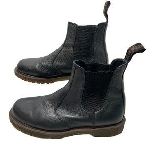 Doc Martens Black Leather Chelsea Ankle Boots Mens 10 Womens 11
